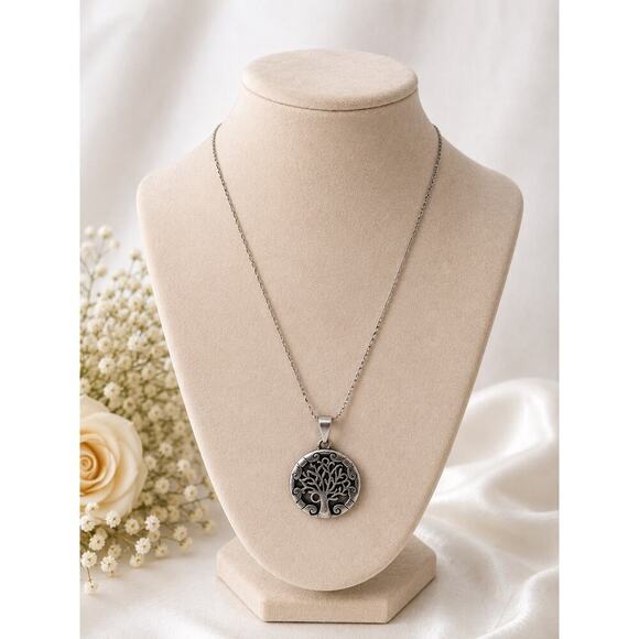 Other Jewelry - Tree of Life Necklace Silver Pendant Celtic Norse Viking Stainless Steel